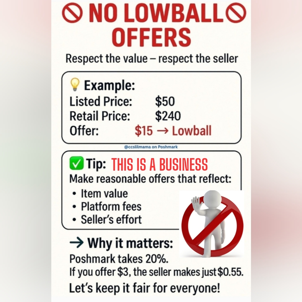 🚫 NO LOWBALL OFFERS 🚫 RESELLERS ALREADY DISCOUNT ITEMS THEN WE RUN SALES